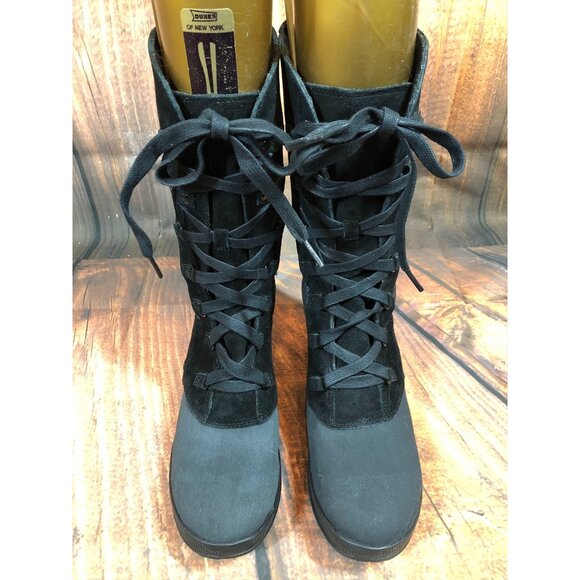 The North Face Zophia Tall Black Heetseeker Boots Womens 8 / 39 (p5N - Picture 2 of 11